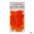 MG Traders Feather Feather Soft Big Orange (Fsbo) (10Pcs)  (Pack of 6)