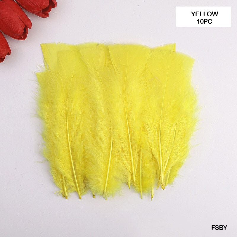 MG Traders Feather Feather Soft Big Yellow (Fsby) (10Pcs)