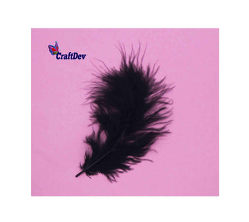 Feather Soft Mini Black (Fsmbk)  (Pack of 6)