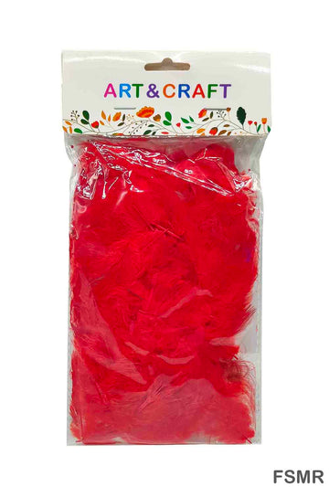 Feather Soft Mini Red (Fsmr)  (Pack of 6)