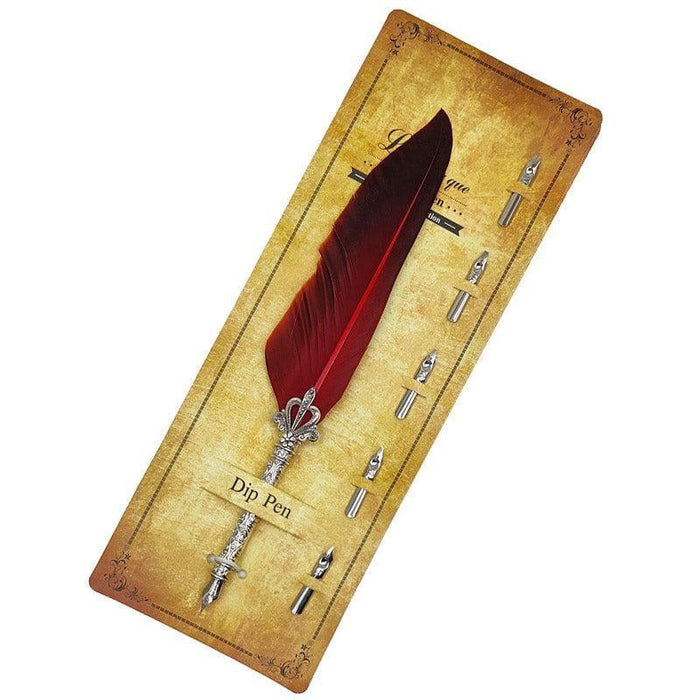 Feather Ink Pen Opp Silver      Code  Mg265D2