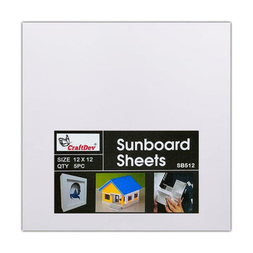 MG Traders Foam, Mount,Cork Sheet Sun Board (Sb512) 12X12 05 Pcs