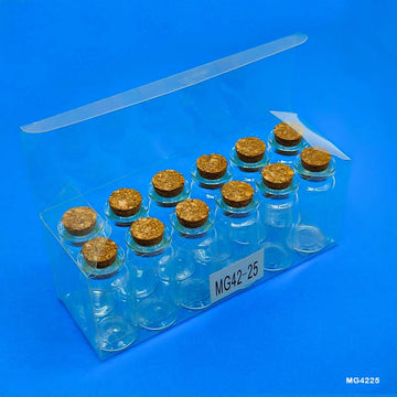 Mg42-25 Message Bottle 12Pcs 22X50Mm  (Pack of 2)