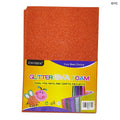 MG Traders Glitter Paper & Foam Sheet Glitter Foam Sheet W/S A4 Coper 10Pc G1C