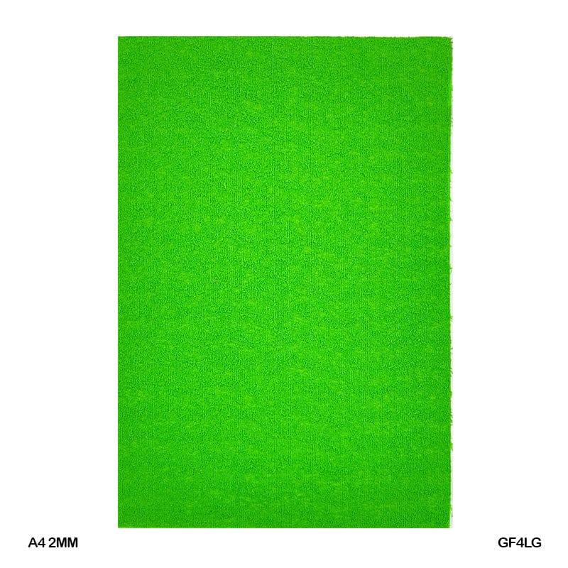 MG Traders Glitter Paper & Foam Sheet Grass Foam Sheet A4 Light Green 10Sheet 2Mm (Gf4Lg)