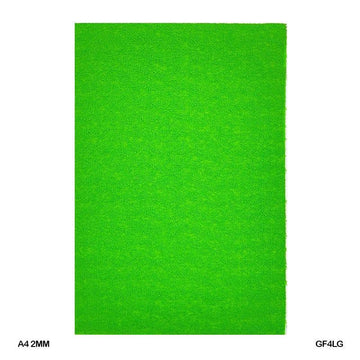 MG Traders Glitter Paper & Foam Sheet Grass Foam Sheet A4 Light Green 10Sheet 2Mm (Gf4Lg)
