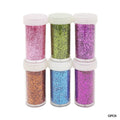 MG Traders Glitter Powder Glitter Powder 6 Color (Gpc6)