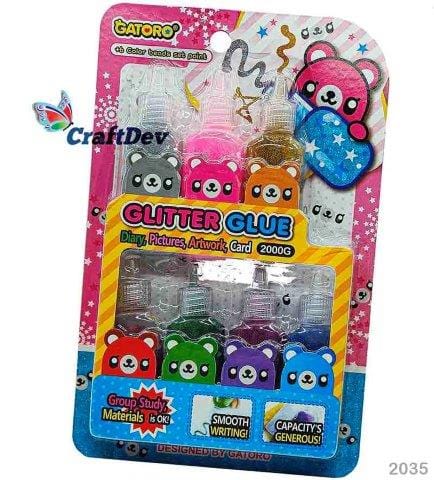 MG Traders Glue Glitter Glue 2035 (7 Color) (2035)