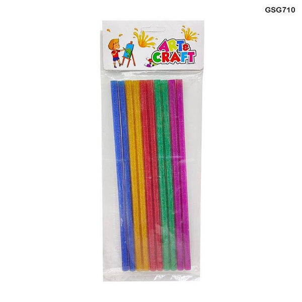 MG Traders Glue Glue Stick Glitter 7Mm 10Pc Multi (Ggs7M)