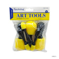 MG Traders Handle 6Pc Yellow Sponge Black Handle (Hm931)