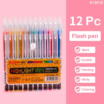 Hg6120 12Pc Highlighter Pen (612012)  (Pack of 3)