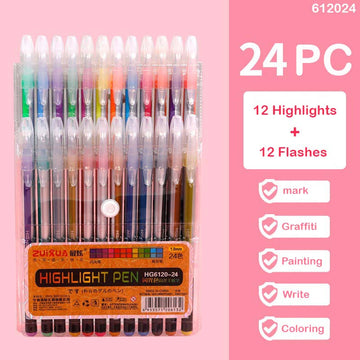 Hg6120 24Pc Highlighter Pen (612024)
