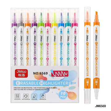 MG Traders Highlighters Jm6569 Erasable Highlighter Pen 10 Color