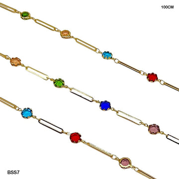 MG Traders Jewellery Bss7 Ss Chain 100Cm