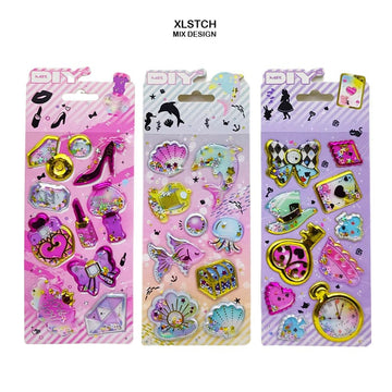 Xlstch Deco Confetti Journaling Sticker  (Pack of 4)