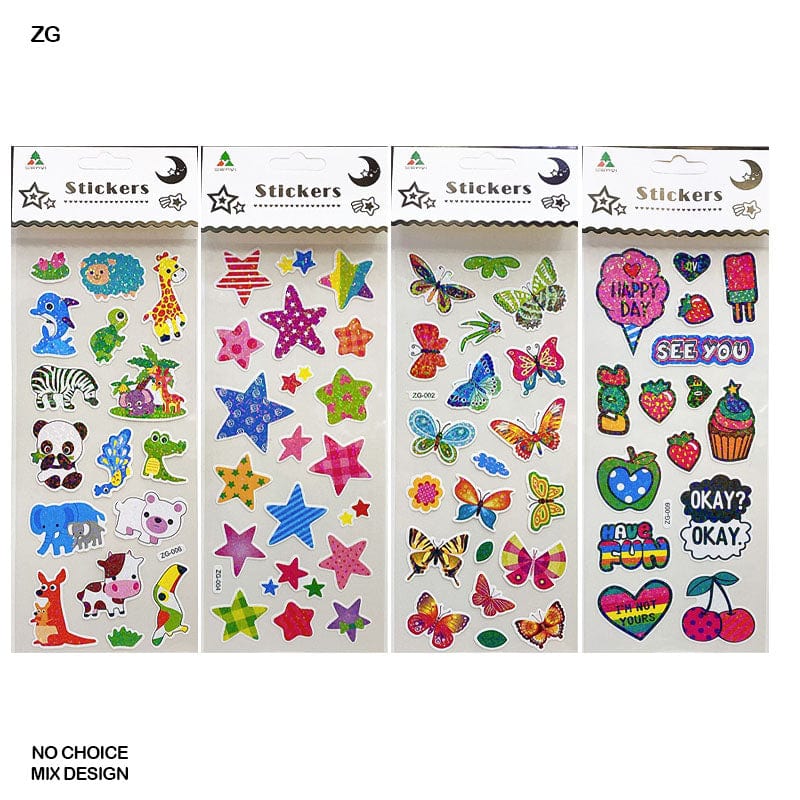 MG Traders Journaling stickers Zg Senyi Kids Journaling Sticker  (Pack of 6)