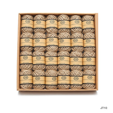 MG Traders Jute Ropes & Sheets Jute Thread Plain 2Mmx10Mtr (24Pcs/Box)(Jt10)
