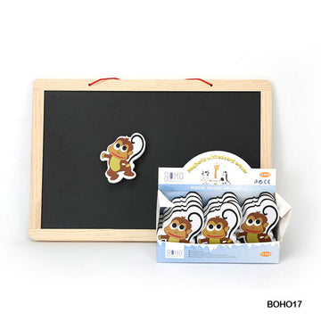 White Board Duster Magnetic Monkey (Boho17)  (Pack of 4)