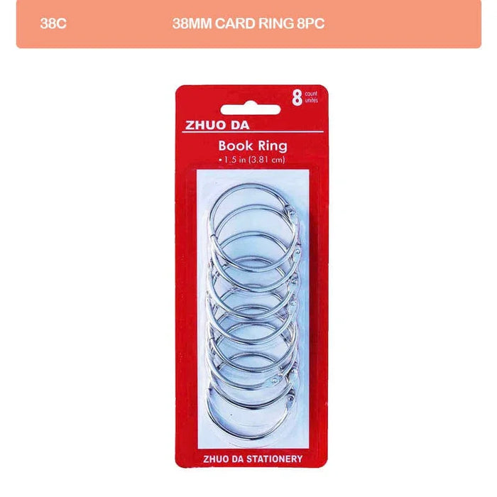 38mm Card Rings 8pc