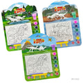 MG Traders Kids Painting Materials Ry1503 Diy Printed Dinosaur Board With Easel Kit (16X12Cm)