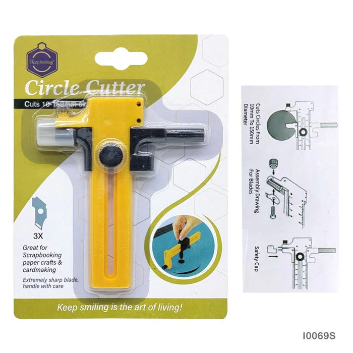 Precision Adjustable Circle Cutter for Paper, Fabric & Crafts (0.6" - 6")