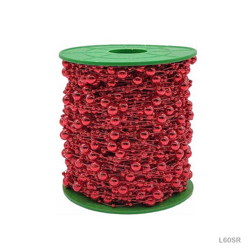 Pearl Lace Roll 60Mtr Ss Red (L60Sr)