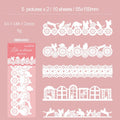 MG Traders Lace Rmsh002 Like A Dream Lace Paper Cutout 10Pc