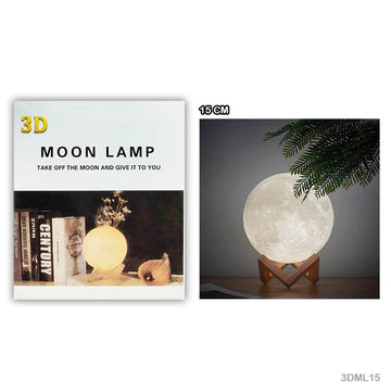MG Traders Lamps & Lanterns 3D Moon Lamp 15 Cm (3Dml15)