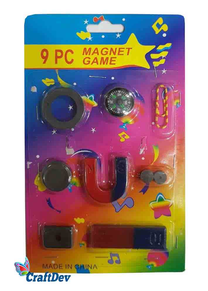 MG Traders Magnet Sheet & Buttons 9Pc Magnet Game (9M)