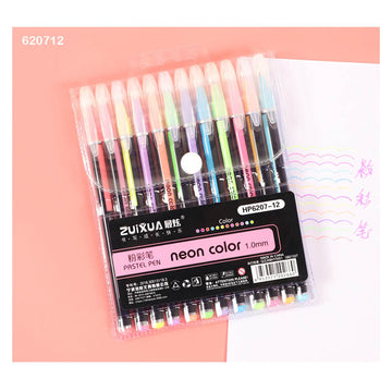 Hp6207-12Pc Pastel Neon Colour Pen (620712)  (Pack of 3)
