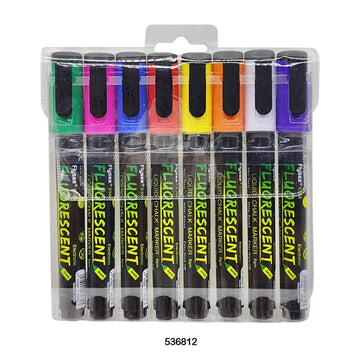 536812 Fluorescent Chalk Marker 8 Colors