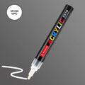 MG Traders Marker 5510W Acrylic Paint Marker White 10Pc 4Mm