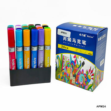 Acrylic Paint Marker 24 Color (Apm24)