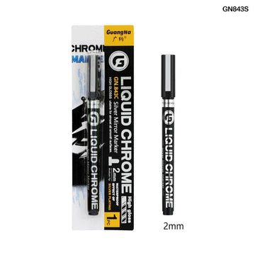 MG Traders Marker Gn843S Liquid Chrome Mirror Marker Silver 2Mm