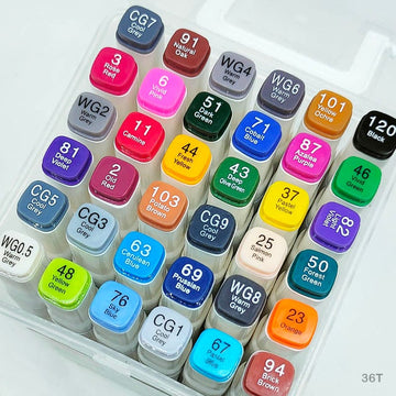 Touch Cool Marker Set 36 Color Box (36T)