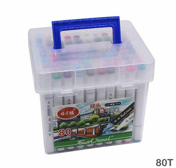 Touch Cool Marker Set 80 Color Box (80T)