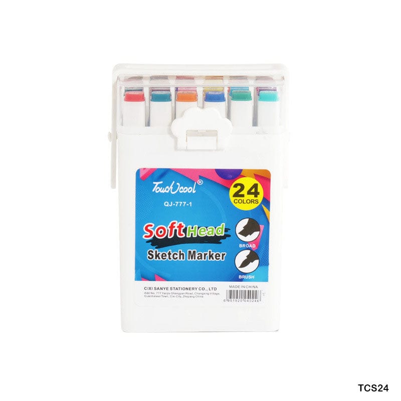 MG Traders Marker Touch Cool Soft Head Tcs24 Sketch Marker 24Pc