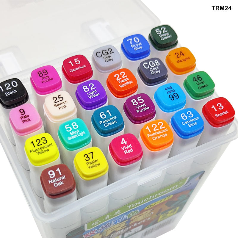 MG Traders Marker Touch Room Marker Set  24 Color Box (Trm24)