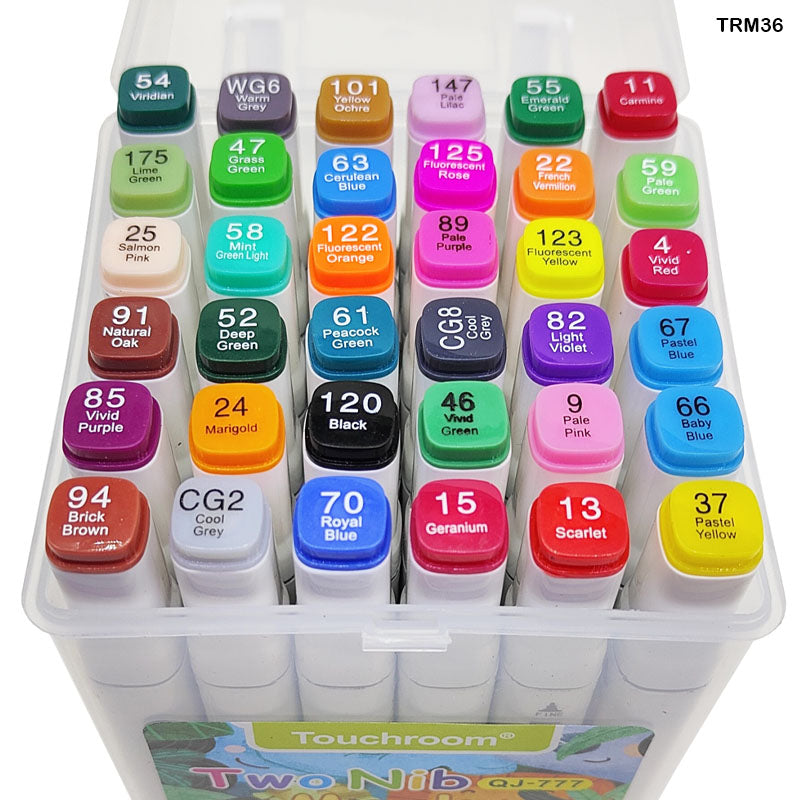 MG Traders Marker Touch Room Marker Set  36 Color Box (Trm36)