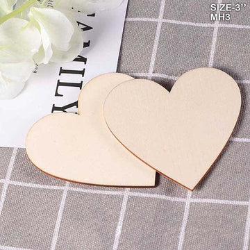MG Traders MDF Boards & Base Mdf Heart  3 Inch  10Pcs (Mh3)