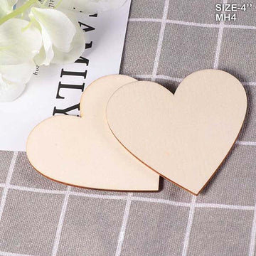 MG Traders MDF Boards & Base Mdf Heart  4 Inch  10Pcs (Mh4)