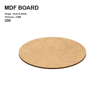 Mdf Oval 5 Inch  10Pcs (Mo5)