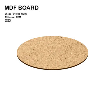 Mdf Oval 6 Inch  10Pcs (Mo6)