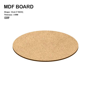 Mdf Oval 7 Inch  10Pcs (Mo7)