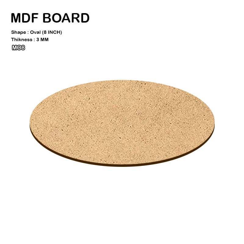 Mdf Oval 8 Inch 10Pcs (Mo8)