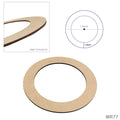 MG Traders MDF Boards & Base Mdf Ring 7X7 10Pcs (Mr77)