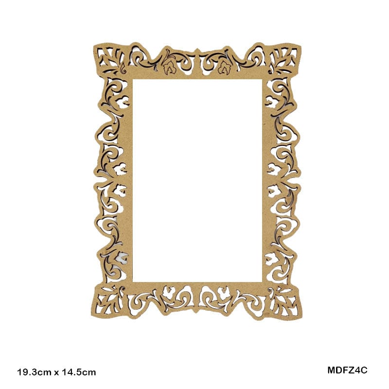 MG Traders MDF Boards & Base Mdf-Z4C Frame (1Pc) 19.3 X 14.5Cm