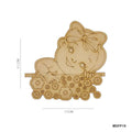 MG Traders MDF & wooden Crafts Mdf Cutout Engraved (Mdfp19)