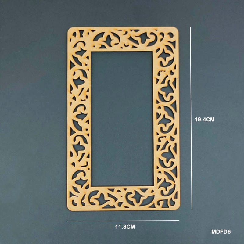 MG Traders MDF & wooden Crafts Mdf Cutout (Mdfd6)