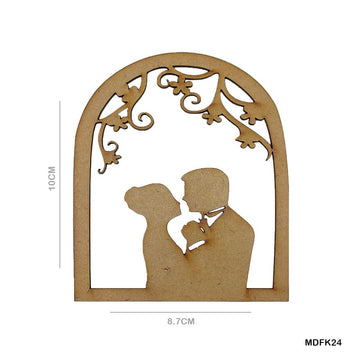 MG Traders MDF & wooden Crafts Mdf Cutout (Mdfk24)